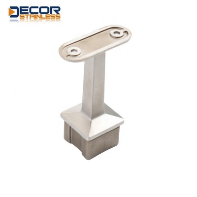 Wall Mounted SS Stair Railing Pipe Holder/Support Stainless Steel Handrail Accessories for Stair Handrail Bracket