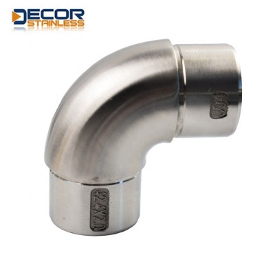 Stainless Steel Balustrade Accessories Flush Joiner Pipe Elbows