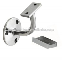 Wall Mounted Ss Stair Railing Pipe Holder/support Stainless Steel Handrail Accessories For Stair Handrail Bracket